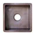 Cantina Hammered Antique Copper Undermount Bar Kitchen Prep Sink