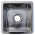 Cantina Hammered Polished Nickel Undermount Bar Kitchen Prep Sink