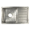 Cantina Pro Brushed Nickel Drainboard Undermount Kitchen Sink