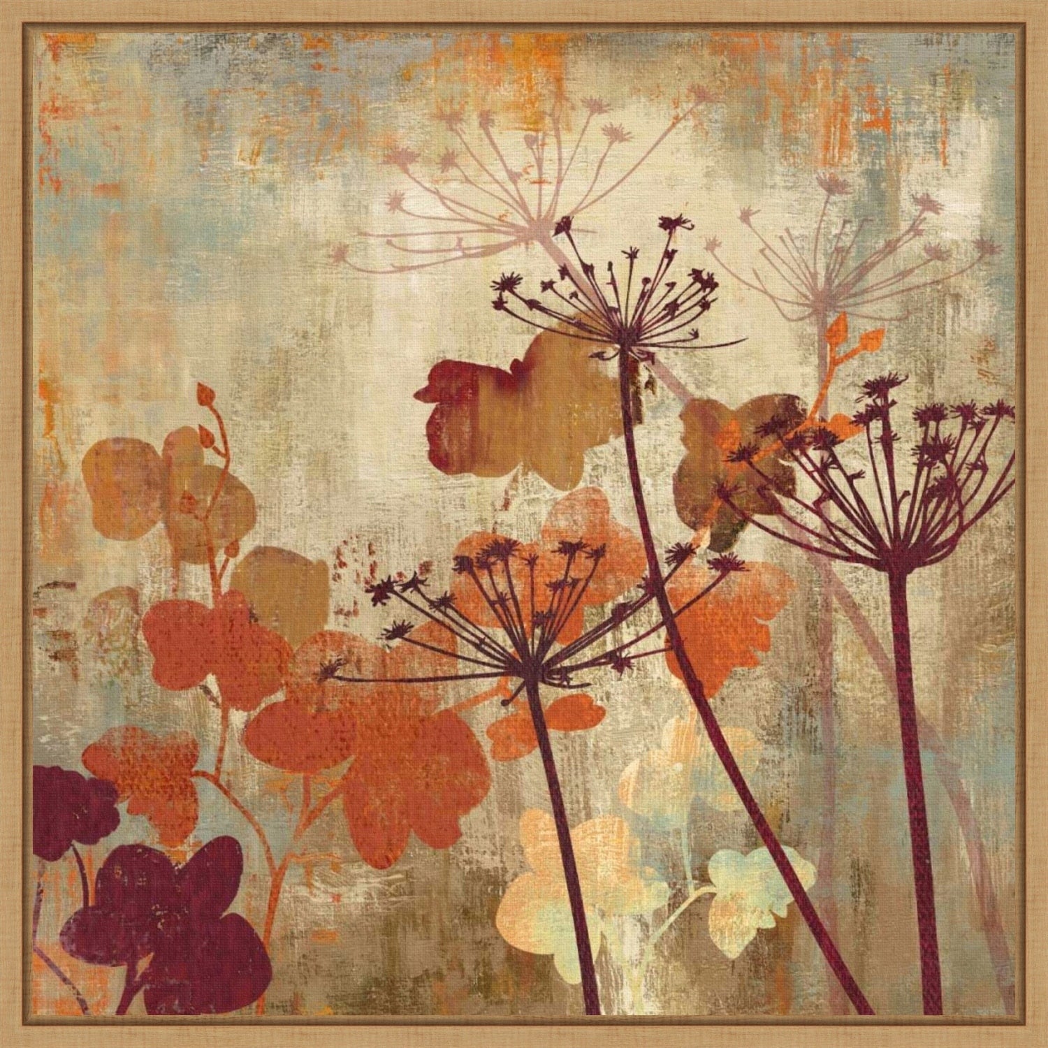 Canvas Art Framed Wild Field By Aimee Wilson 16 X 16 Inch
