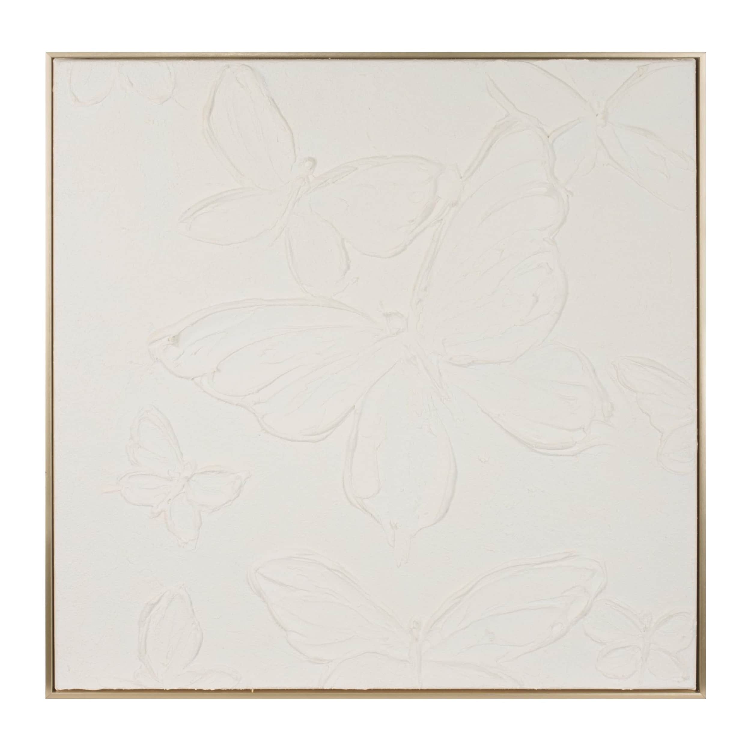 Canvas Butterfly Frame 24 Sq