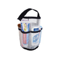 Strongest Shower Bag Black Canvas Mesh Shower Tote