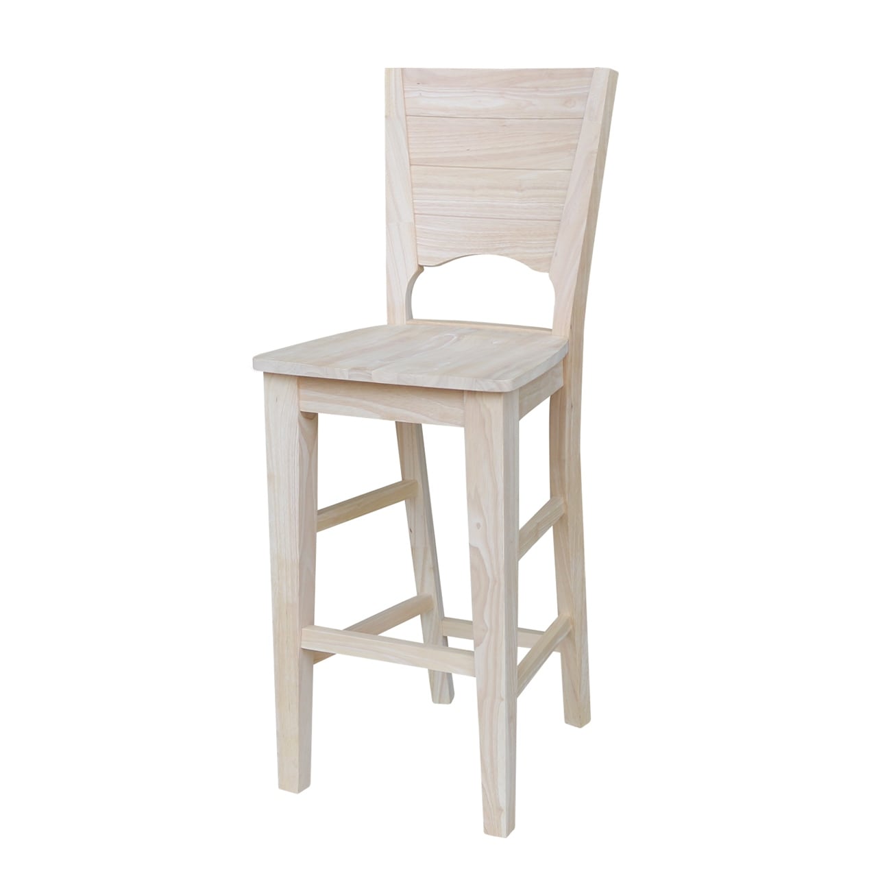 Canyon Unfinished Solid Wood Stool