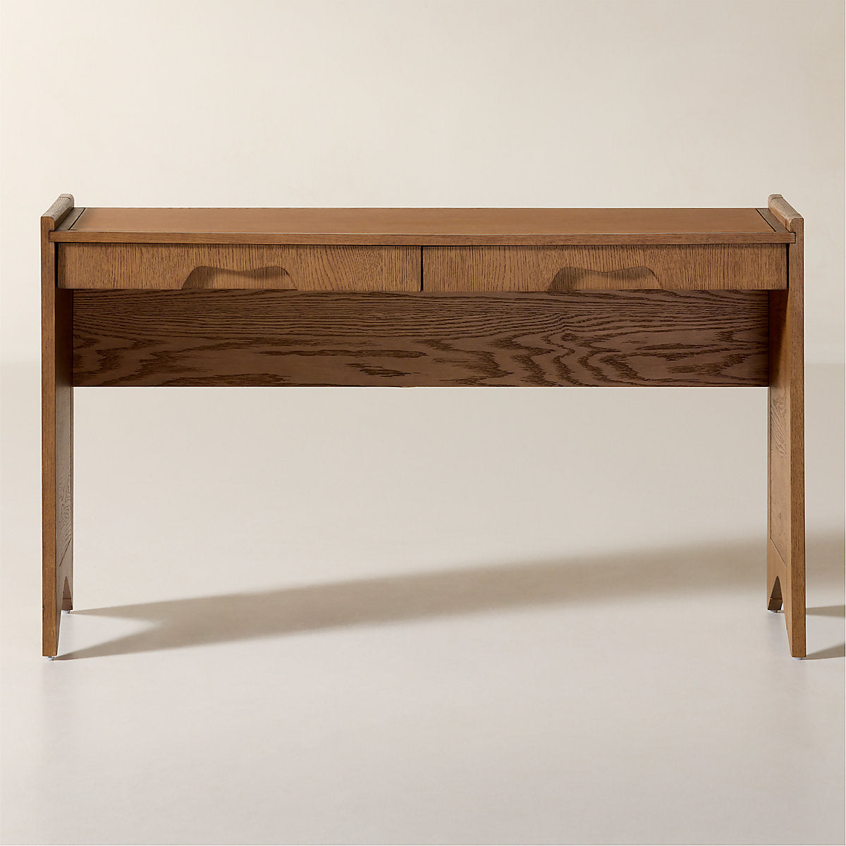 Canyon 60in Oak Wood Media Console