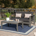 Cape Coral Outdoor Aluminum 2 Piece Set With Cushions By Christopher Knight Home
