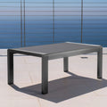 Cape Coral Outdoor Aluminum Rectangle Coffee Table By Christopher Knight Home