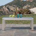Cape Coral Outdoor Aluminum Coffee Table By Christopher Knight Home