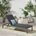 Cape Coral Outdoor Chaise Lounge With Cushion By Christopher Knight Home