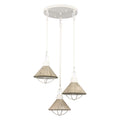 Cape May 21 Inch Wide 3 Light Pendant In White Coral 21In W X 21In D X 11In H