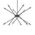 12 Light Nordic Grey Chandelier