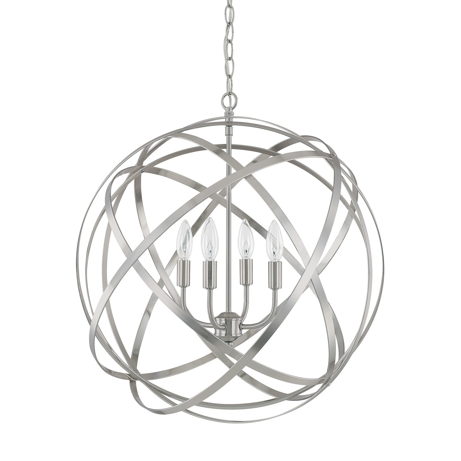 Capital Axis 4 Light Brushed Nickel Pendant Brushed Nickel