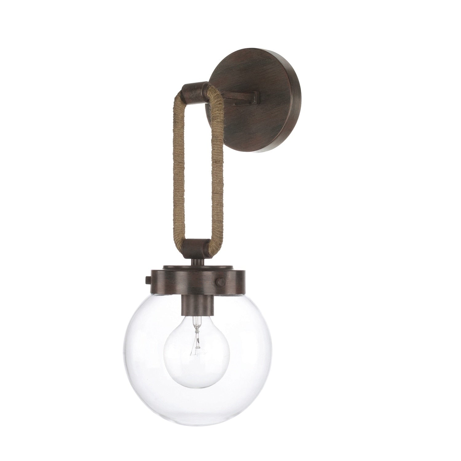 Capital Beaufort 1 Light Nordic Grey Wall Sconce