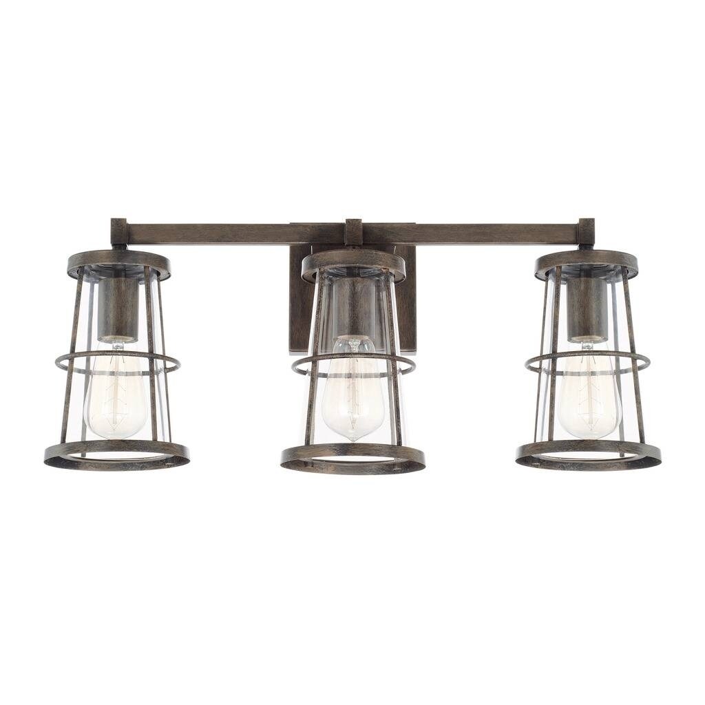 Capital Beaufort 3 Light Nordic Grey Bath Vanity Fixture