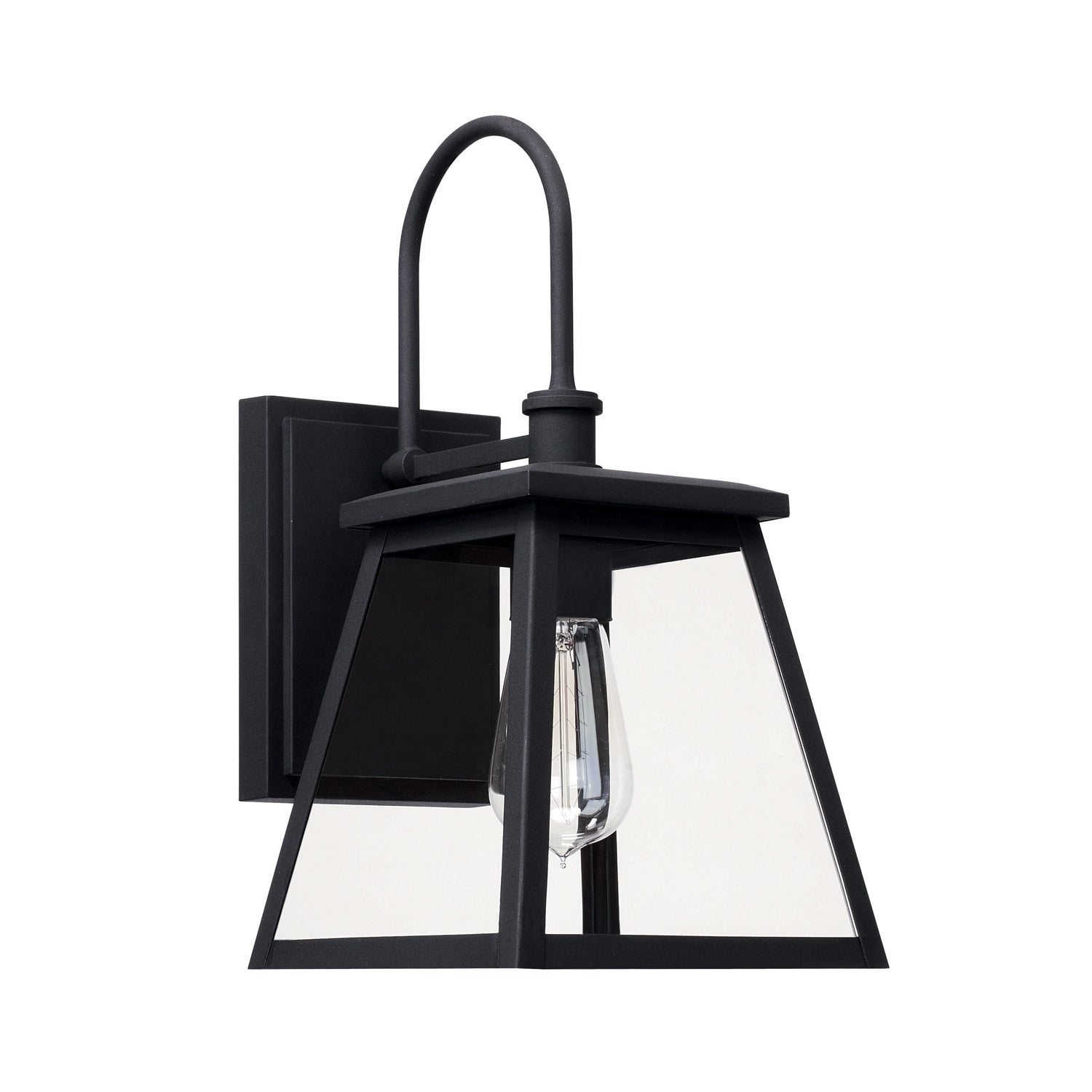 Capital Belmore 1 Light Black Outdoor Wall Lantern