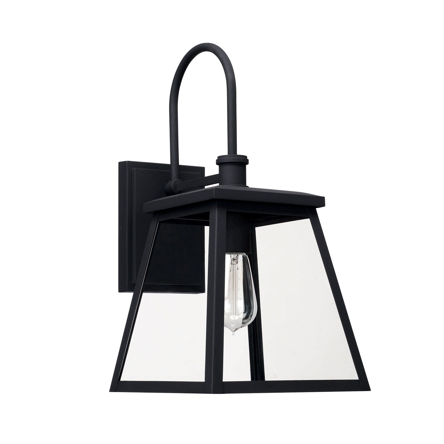 Capital Belmore 1 Light Black Outdoor Wall Lantern