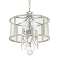 Blakely 4 Light Antique Silver Pendant Antique Silver