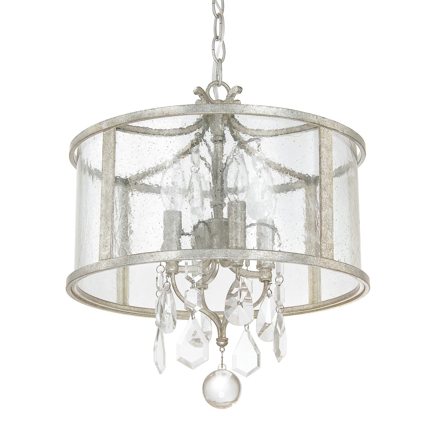 Blakely 4 Light Antique Silver Pendant Antique Silver
