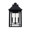 Capital Braden 3 Light Black Outdoor Wall Lantern