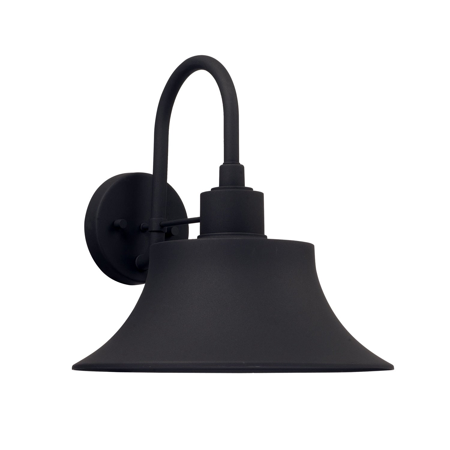 Capital Brock 1 Light Black Outdoor Wall Sconce