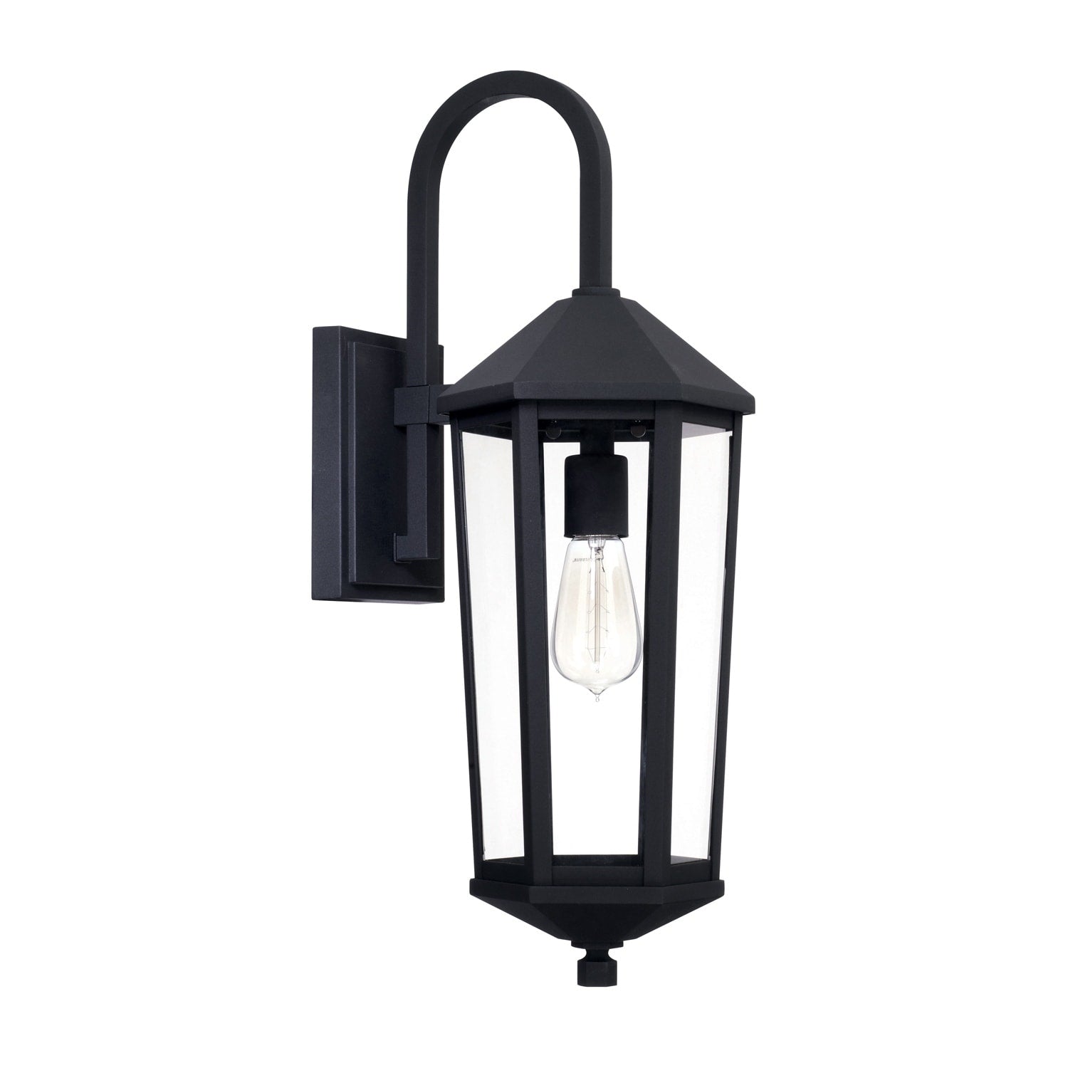 Capital Ellsworth 1 Light Black Outdoor Wall Lantern