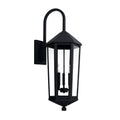 Capital Ellsworth 3 Light Black Outdoor Wall Lantern
