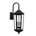 Capital Ellsworth 3 Light Black Outdoor Wall Lantern