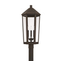 Ellsworth 3 Light Oiled Bronze Post Mount