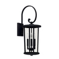 Capital Howell 3 Light Black Outdoor Wall Lantern