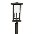 Capital Lighting Howell 4 Light Oiled Bronze Outdoor Post Mount