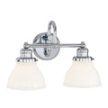 Capital Lighting Baxter Collection 2 Light Chrome Bath Vanity Light