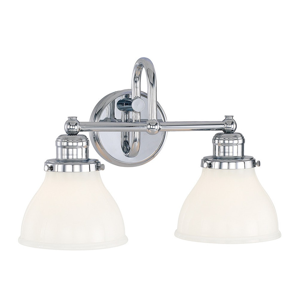 Capital Lighting Baxter Collection 2 Light Chrome Bath Vanity Light