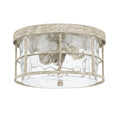 Capital Lighting Beaufort 2 Light Mystic Sand Flush Mount Mystic Sand