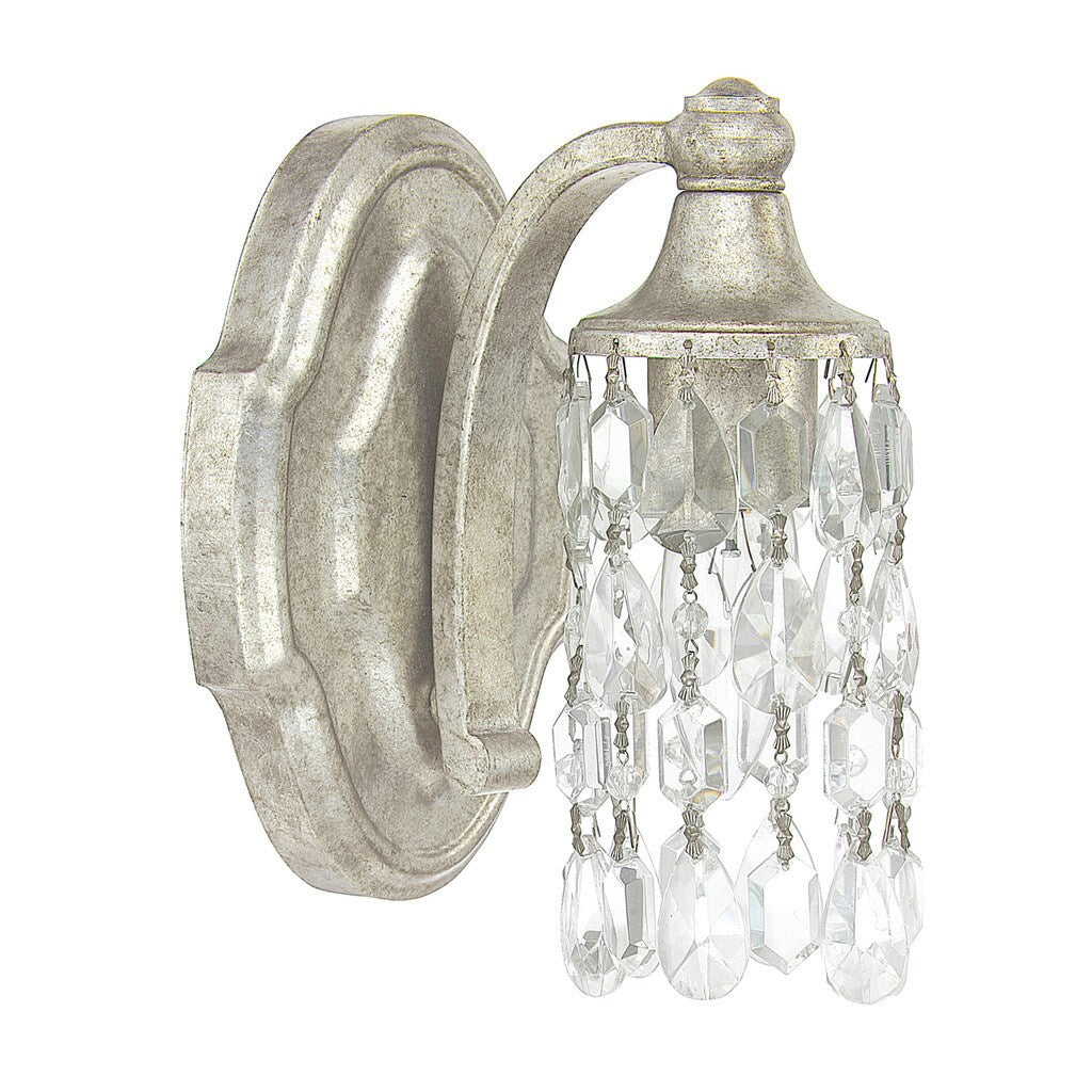 Capital Lighting Blakely Collection 1 Light Antique Silver Wall Sconce