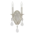 Capital Lighting Blakely Collection 2 Light Antique Silver Wall Sconce