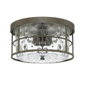 Capital Lighting Bristol 2 Light Farm House Flush Mount Farm House Brown