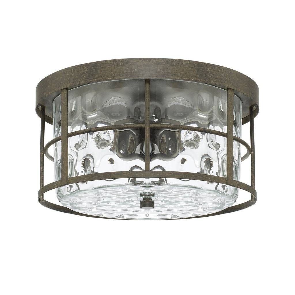 Capital Lighting Bristol 2 Light Farm House Flush Mount Farm House Brown