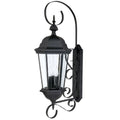 Capital Lighting Carraige House Collection 3 Light Black Outdoor Wall Lantern
