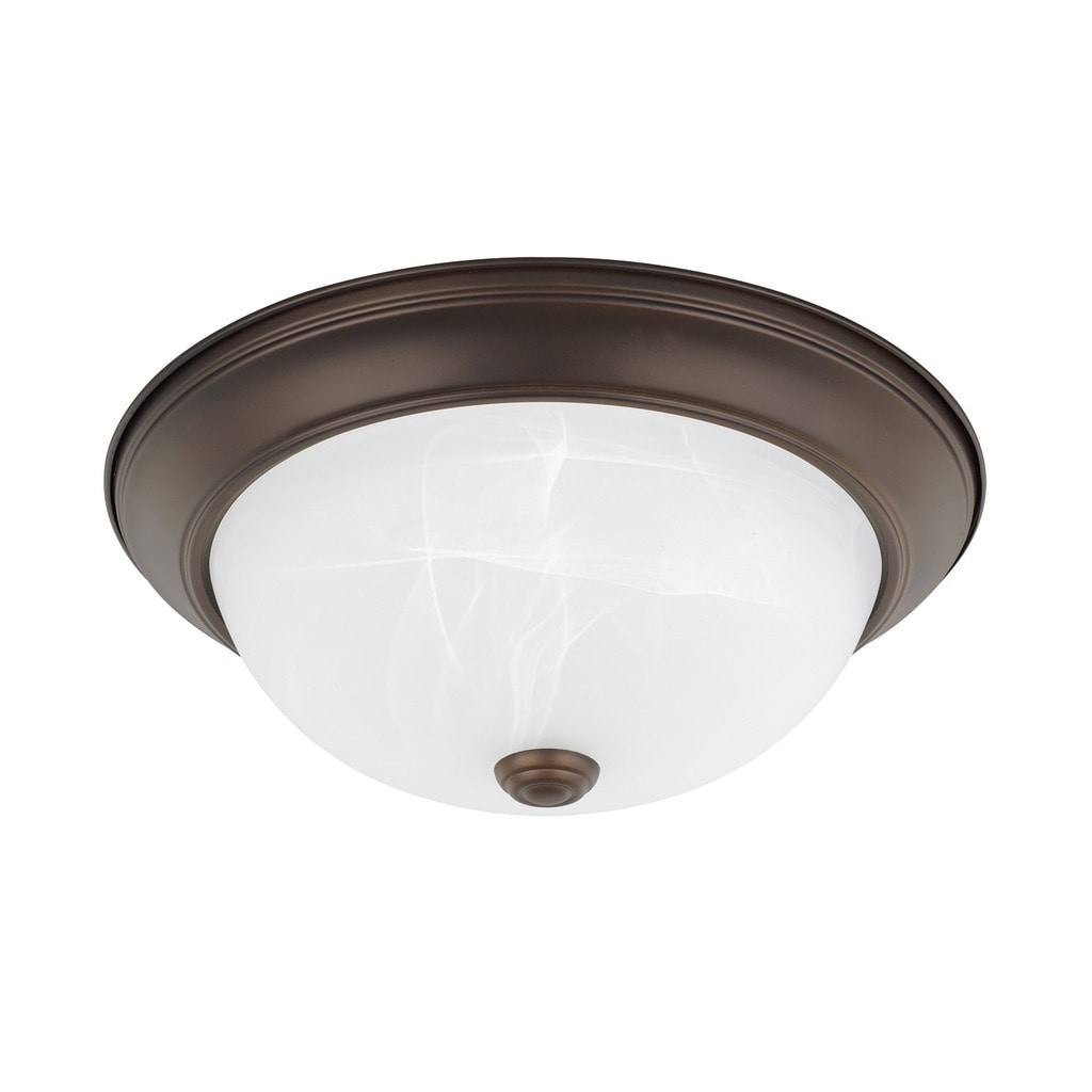 Capital Lighting Ceiling Collection 2 Light Bronze Flush Mount