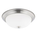 Capital Lighting Ceiling Collection 3 Light Brushed Nickel Flush Mount