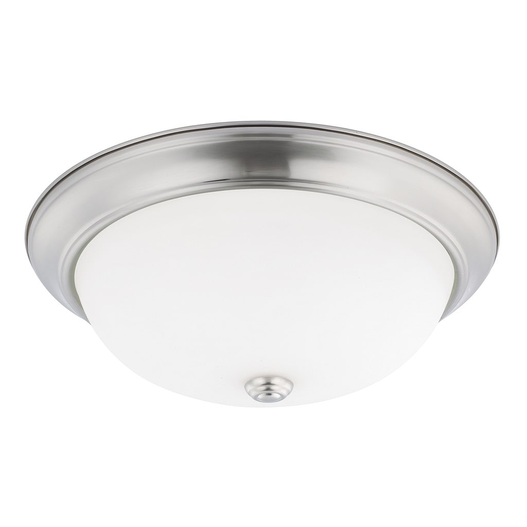 Capital Lighting Ceiling Collection 3 Light Brushed Nickel Flush Mount