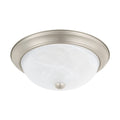 Capital Lighting Ceiling Collection 3 Light Matte Nickel Flush Mount