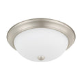 Capital Lighting Ceiling Collection 3 Light Matte Nickel Flush Mount