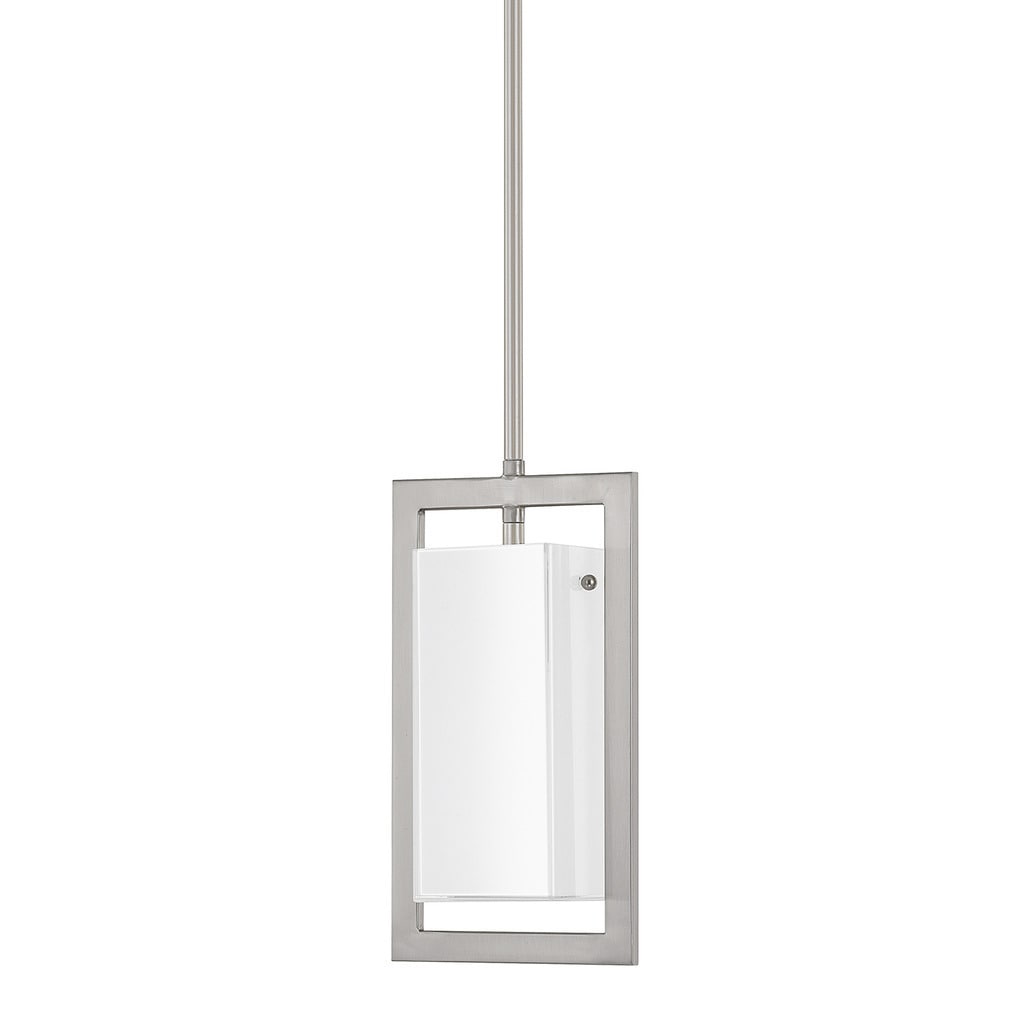 Capital Lighting Donny Osmond Tahoe Collection 1 Light Brushed Nickel Mini Pendant