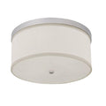 Capital Lighting Midtown Collection 3 Light Matte Nickel Flush Light