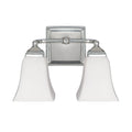 Capital Lighting Traditional 2 Light Polished Nickel Bath Vanity Light