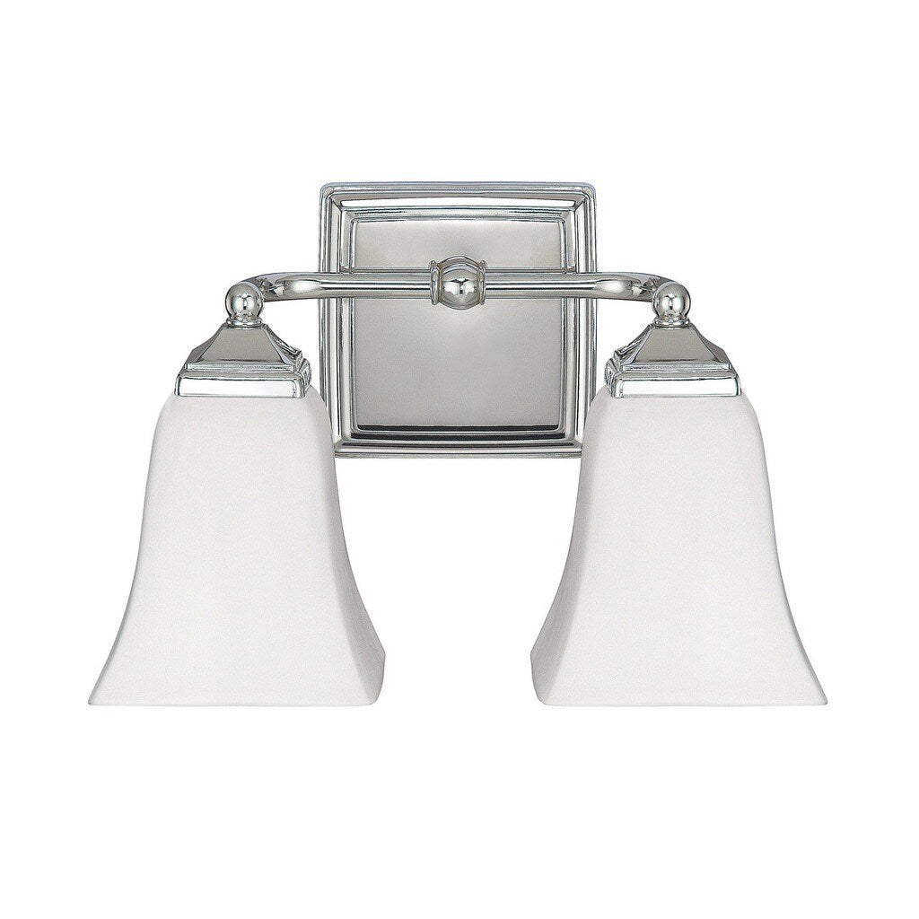 Capital Lighting Traditional 2 Light Polished Nickel Bath Vanity Light