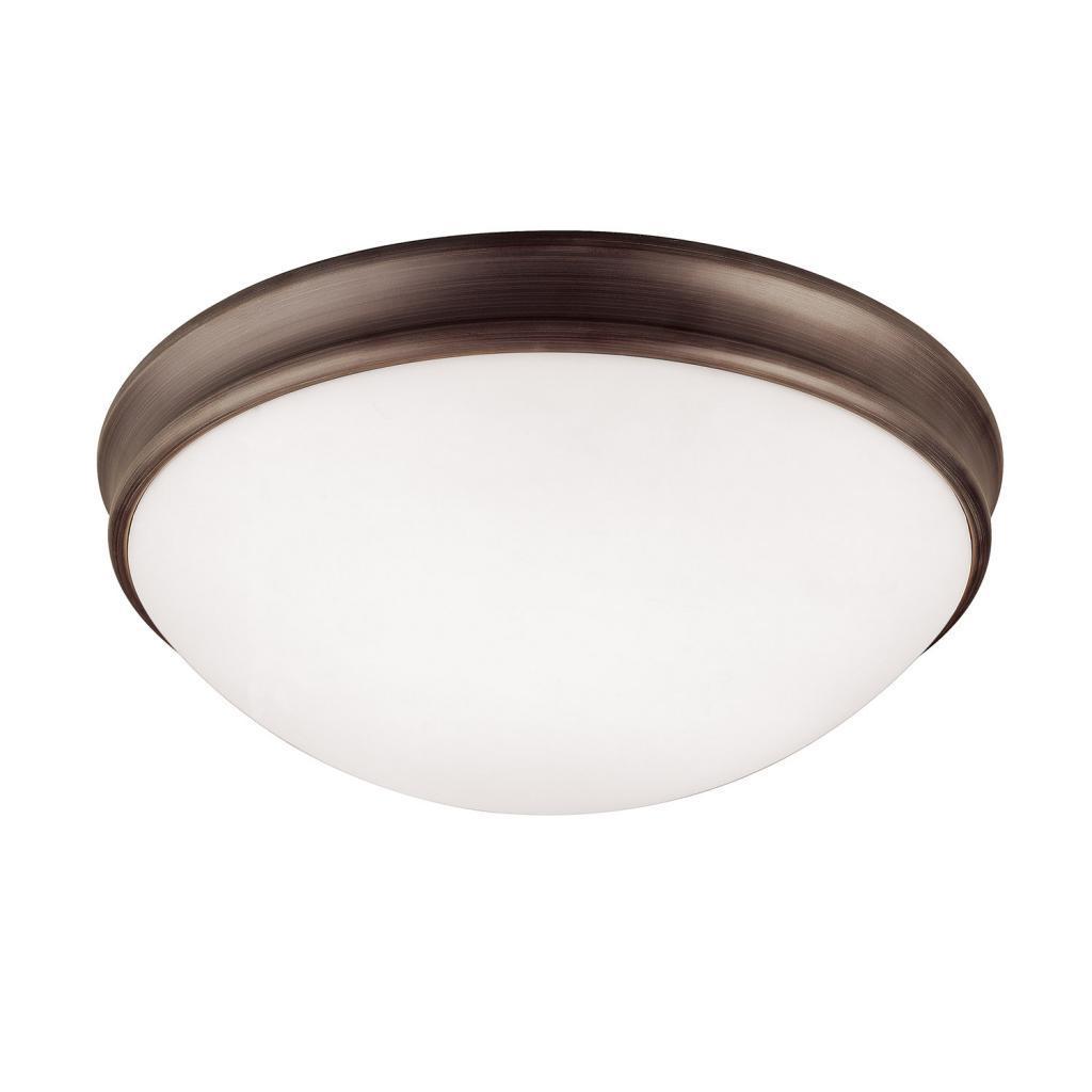 Capital Lighting Transitional 3 Light Oil Bronze Rubbed Flush Light