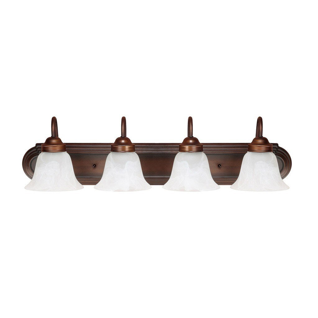 Capital Lighting Transitional 4 Light Burnished Bronze Bath Vanity Light