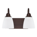 Capital Lighting Trenton Collection 2 Light Bronze Bath Vanity Light