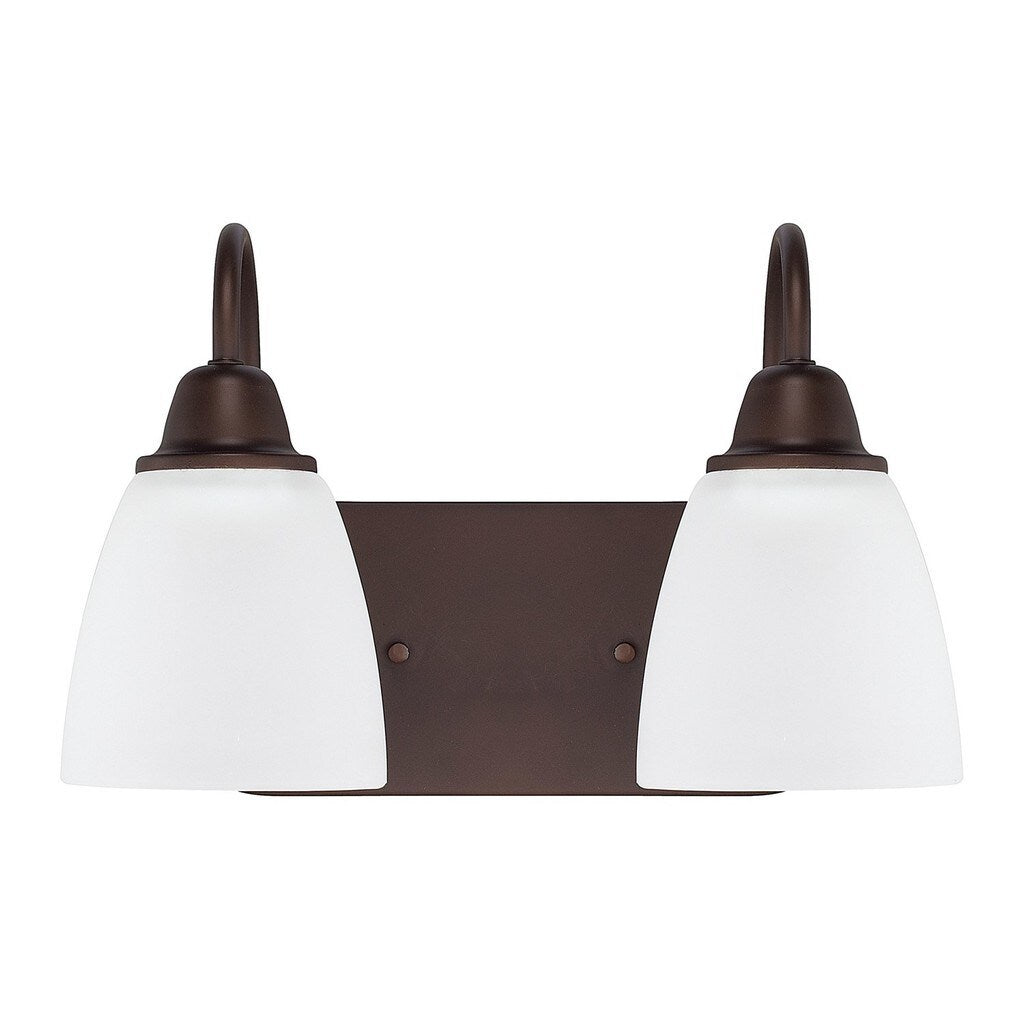 Capital Lighting Trenton Collection 2 Light Bronze Bath Vanity Light